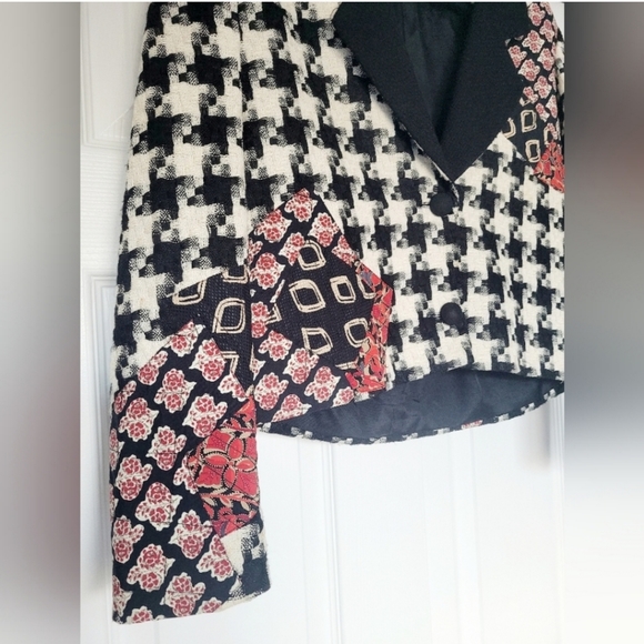 Canvasbacks Lutton & Horsfield Women's Patchwork Blazer Jacket Art-to-Wear Small - Picture 11 of 16